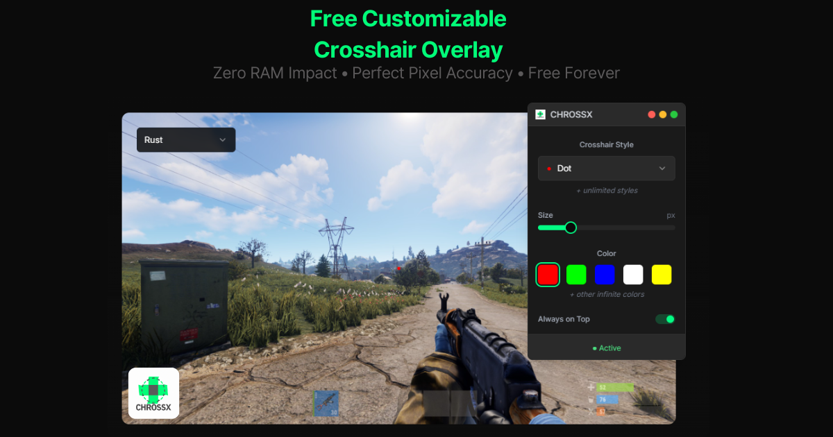 Best Crosshair Settings for Rust PvP
